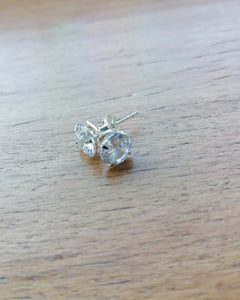 cz cubic zirconia diamond stones shine earrings studs silver 925 deep shine jewellers ice 
